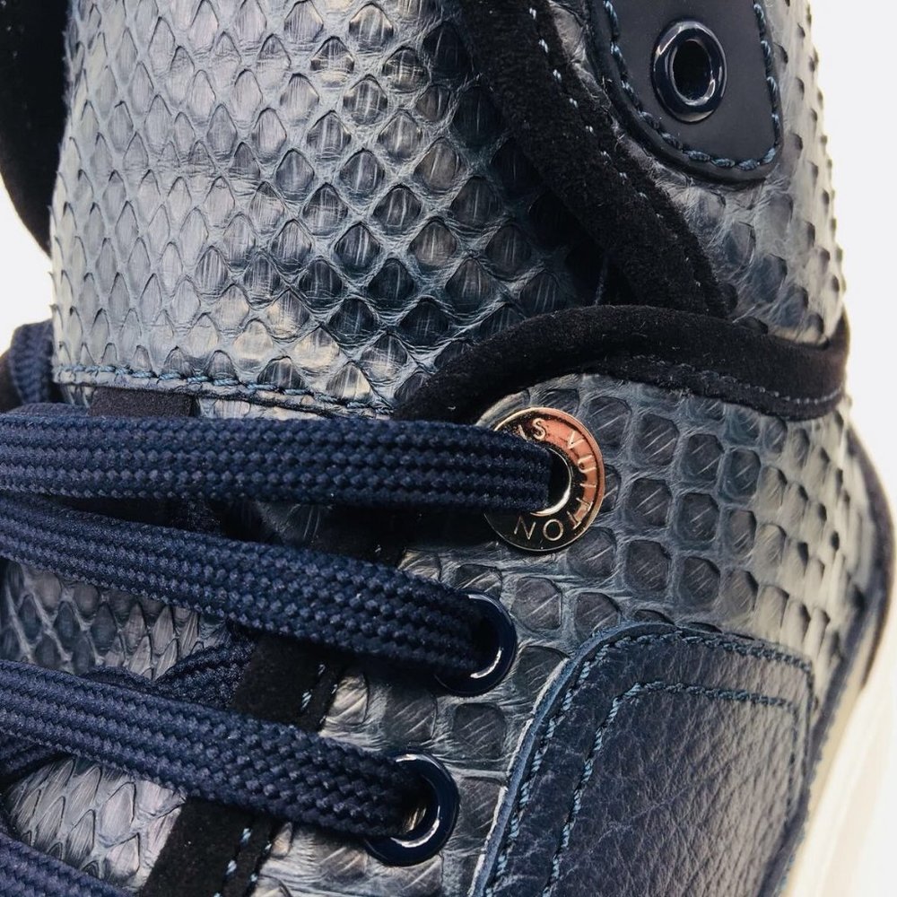 New Authentic Louis Vuitton Sneaker Boot Python - Picture 6 of 8